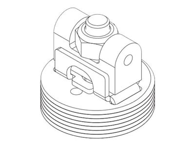 Chief CPA265 Pin Connector Adapter - Montagekomponente (1,5" Rohradapter mit NPT