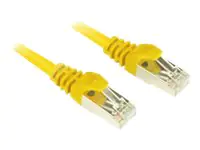 Sharkoon - Patch-Kabel - RJ-45 (M) bis RJ-45 (M) - 1.5 m - SFTP - CAT 6 - Gelb