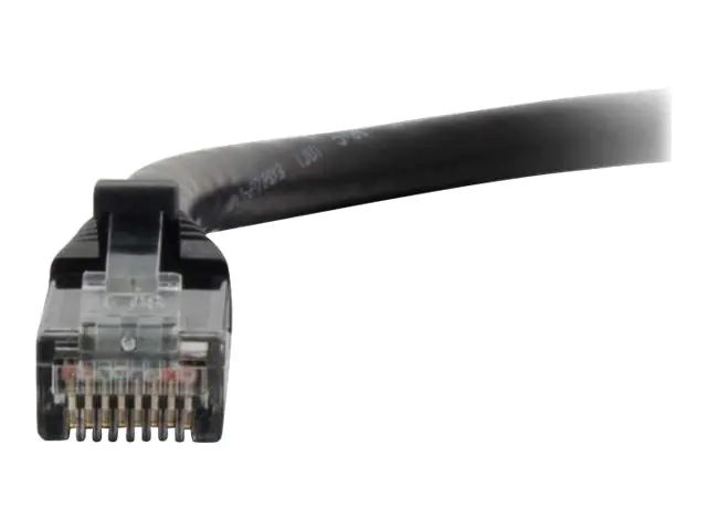 C2G Cat6 Booted Unshielded (UTP) Network Patch Cable - Patch-Kabel - RJ-45 (M) zu RJ-45 (M) - 30 cm - UTP - CAT 6 - geformt, ohne Haken, verseilt - Schwarz