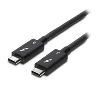 Kensington 0.7M (2.3ft) Thunderbolt 3 Cable - 40Gbps - 100W PD - Certified TB3 - USB-C Compatible - Thunderbolt-Kabel - 24 pin USB-C (M) zu 24 pin USB-C (M) - Thunderbolt 3 - 70 cm - 5K Unterstützung