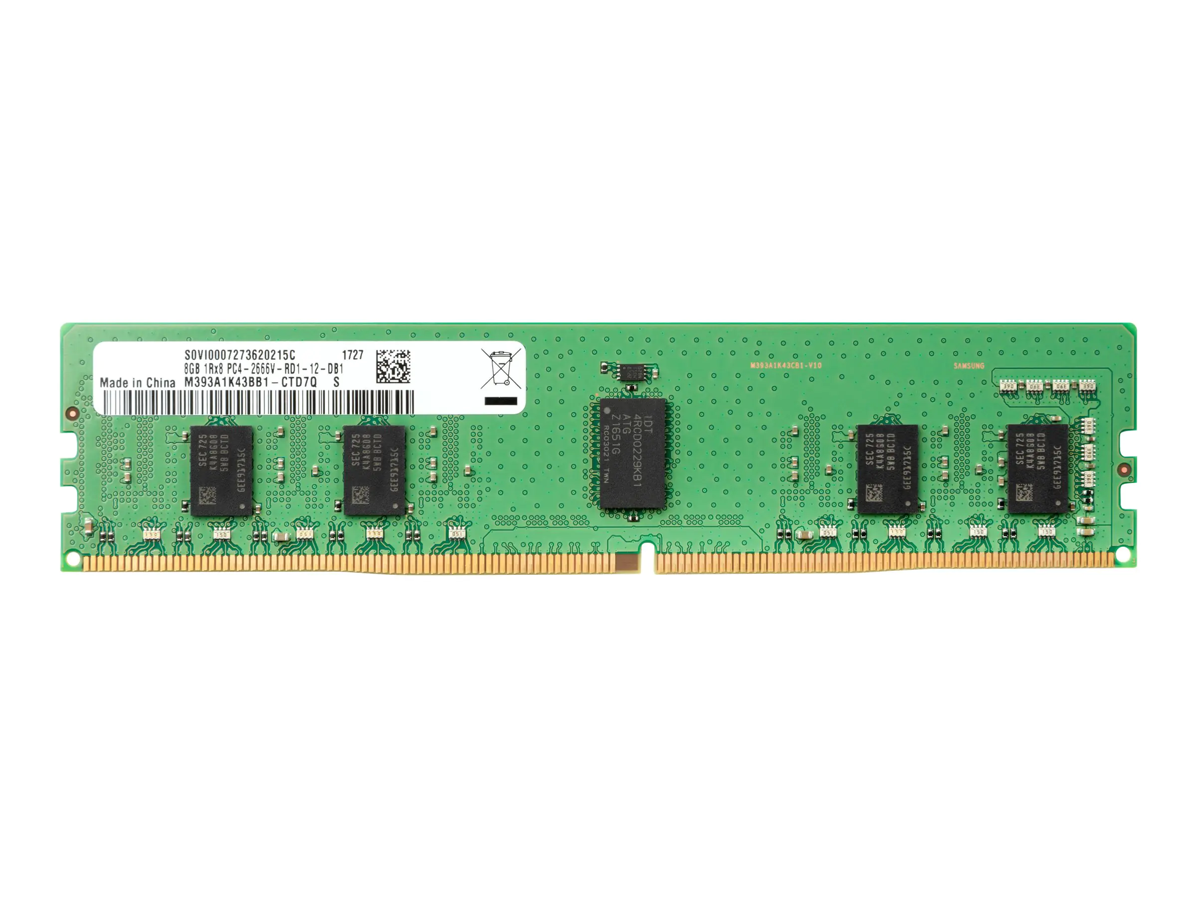 HP DDR4 - 8 GB - DIMM 288-PIN - 2666 MHz / PC4-21300 - 1.2 V - ungepuffert - non-ECC - für