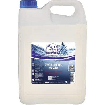 Robbyrob Destilliertes Wasser Kanister Kunststoff 5l