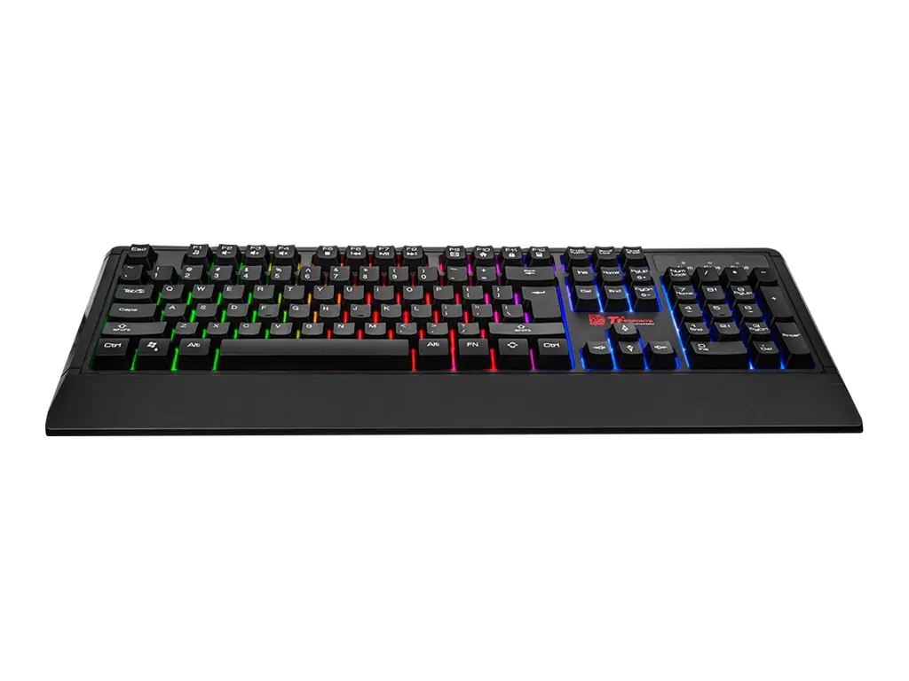 Tt eSPORTS Challenger Combo RGB - Tastatur-und-Maus-Set - Hintergrundbeleuchtung - USB - Deutsch - Schwarz