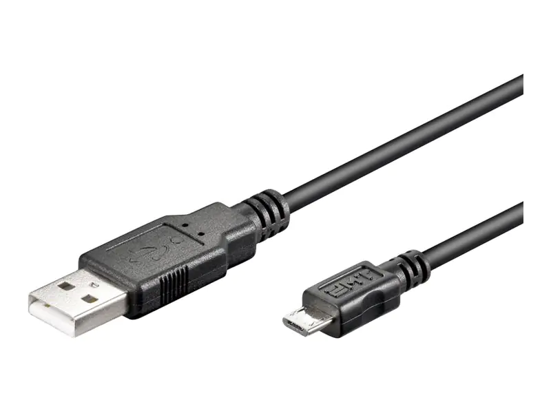 goobay - USB-Kabel - USB (M) zu Micro-USB Typ B (M) - USB 2.0 - 5 m - Schwarz