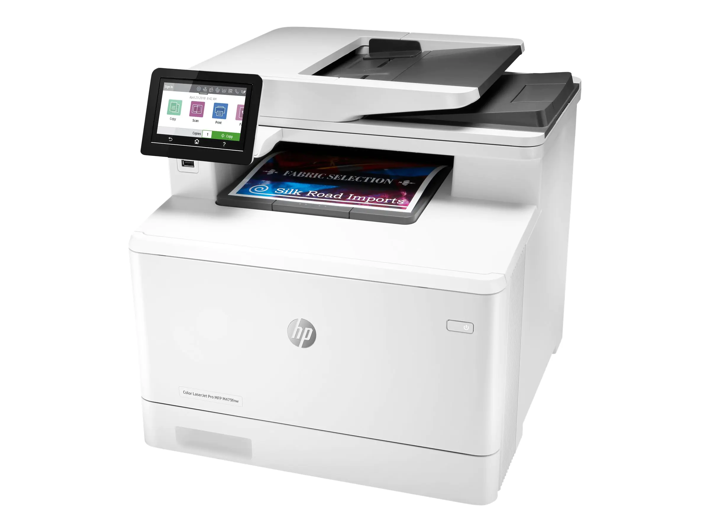 HP Color LaserJet Pro MFP M479fnw - Multifunktionsdrucker - Farbe - Laser - Legal (216 x 356 mm) (Original) - A4/Legal (Medien) - bis zu 27 Seiten/Min. (Kopieren) - bis zu 27 Seiten/Min. (Drucken) - 300 Blatt - 33.6 Kbps - USB 2.0, LAN, Wi-Fi(n), USB-Host
