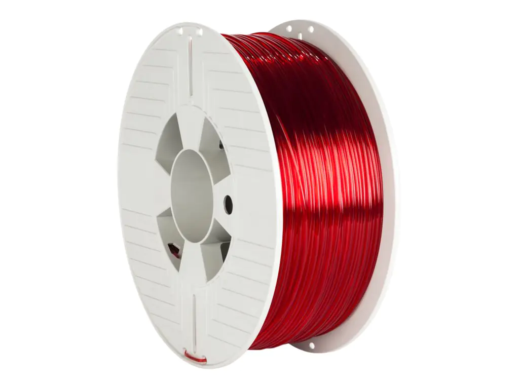 Verbatim - Durchsichtig rot - 1 kg - PTEG-Filament (3D)