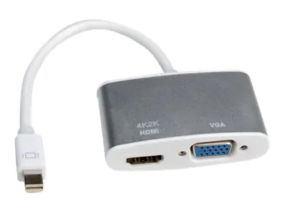 Roline - Videokonverter - DisplayPort - HDMI, VGA - Silber