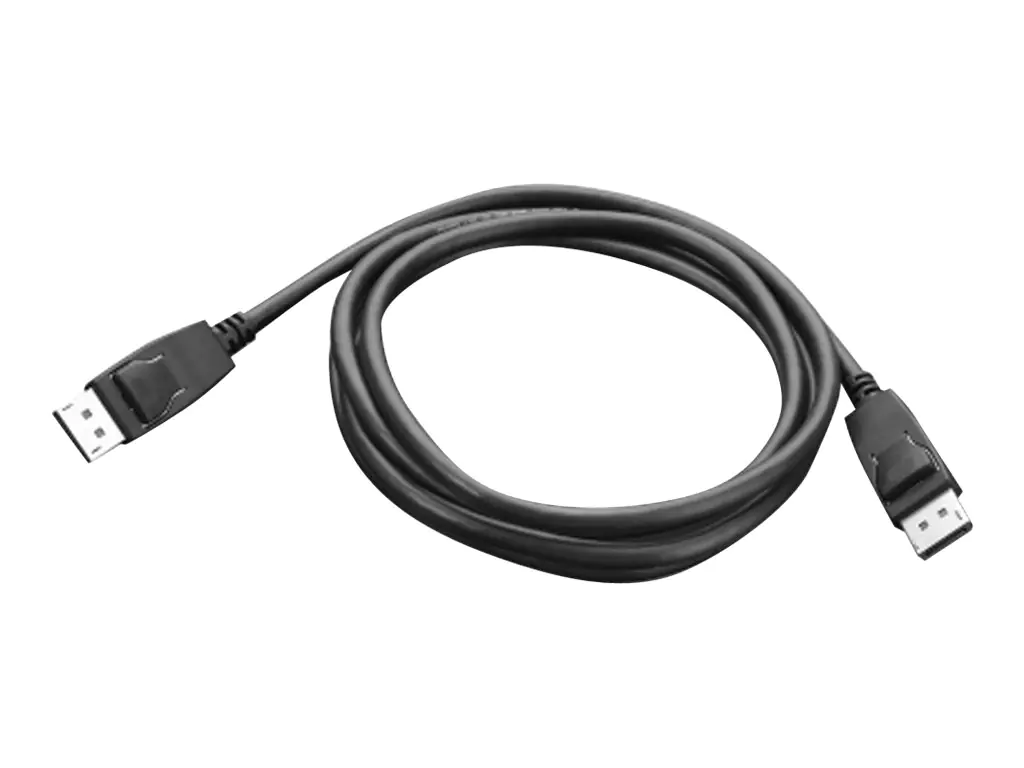 Lenovo - DisplayPort-Kabel - DisplayPort (M) zu DisplayPort (M) - 1.8 m - für ThinkCentre M75t Gen 2; M80s Gen 3; M90a Gen 3; M90q Gen 2; M90t Gen 3; ThinkCentre neo 70
