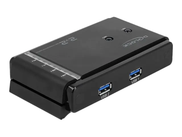 Delock USB 3.0 Matrix Switch 2 x 2 - USB-Umschalter für die gemeinsame Nutzung von Peripheriegeräten - Desktop - AC 100 - 240 V