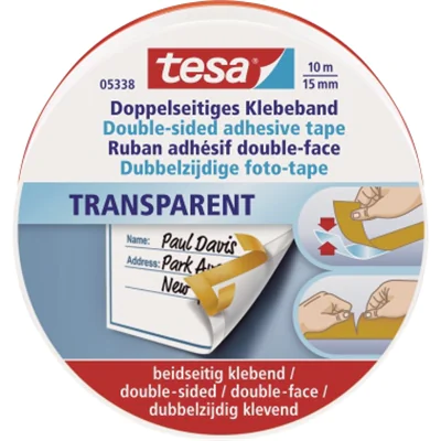 tesa Bastelband 05338-00000 15mm 10m beidseitig klebend Metalldose