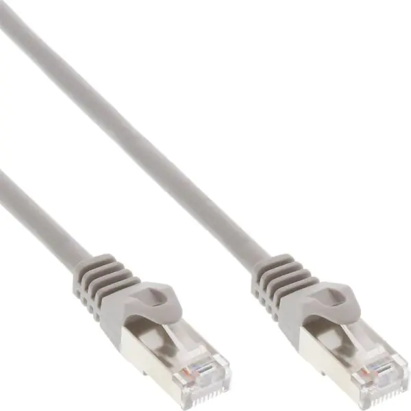 InLine - Patch-Kabel - RJ-45 (M) zu RJ-45 (M) - 5 m - SFTP - CAT 5e - Grau