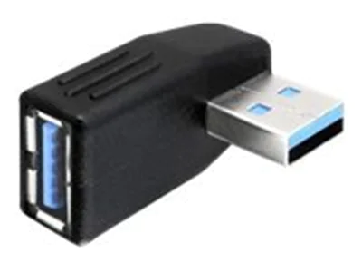 Delock - USB-Adapter - USB Typ A (M) zu USB Typ A (W) - USB 3.0 - 270° Stecker - Schwarz