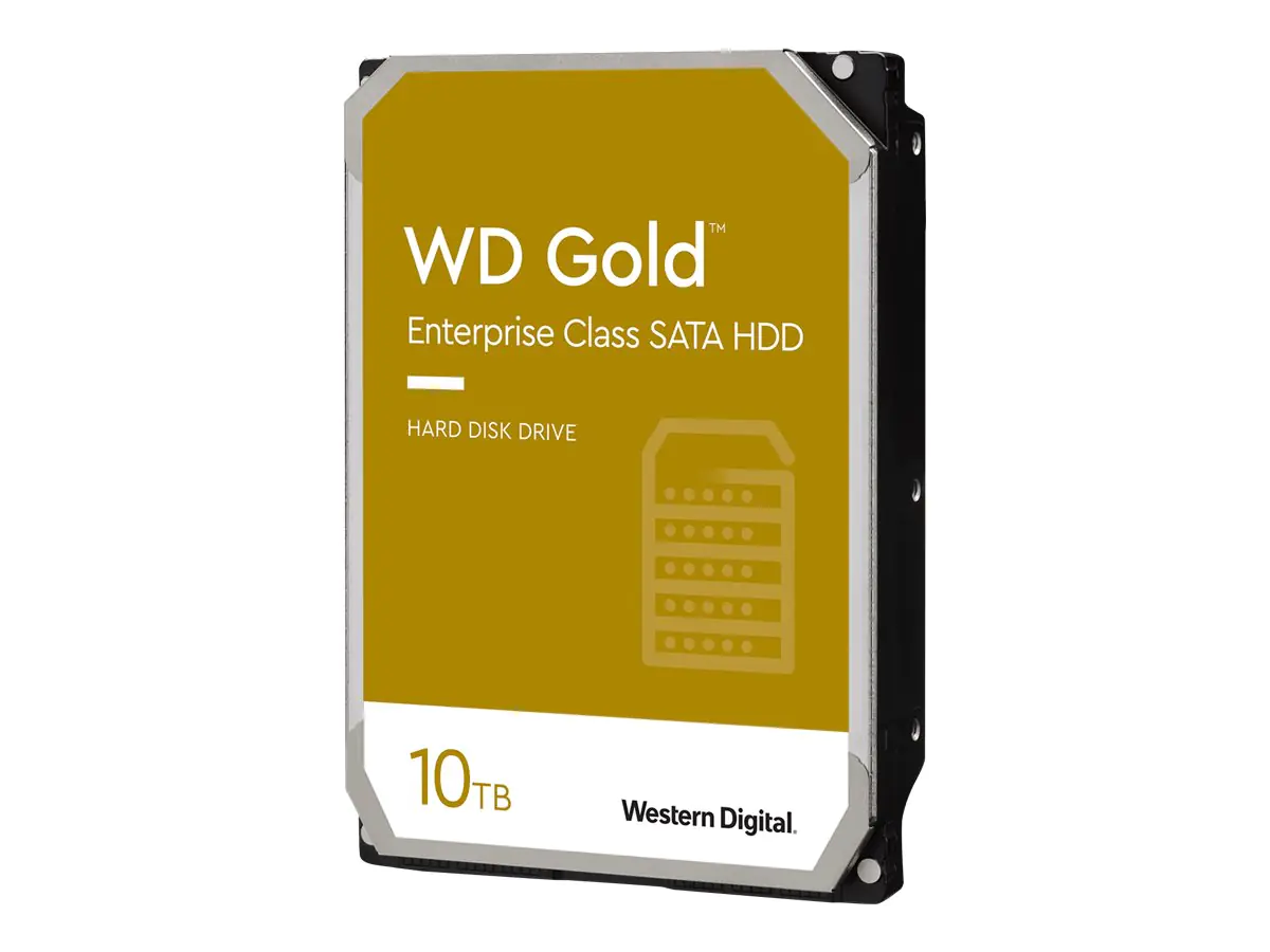WD Gold WD102KRYZ - Festplatte - 10 TB - intern - 3.5" (8.9 cm) - SATA 6Gb/s - 7200 rpm - Puffer: 256 MB