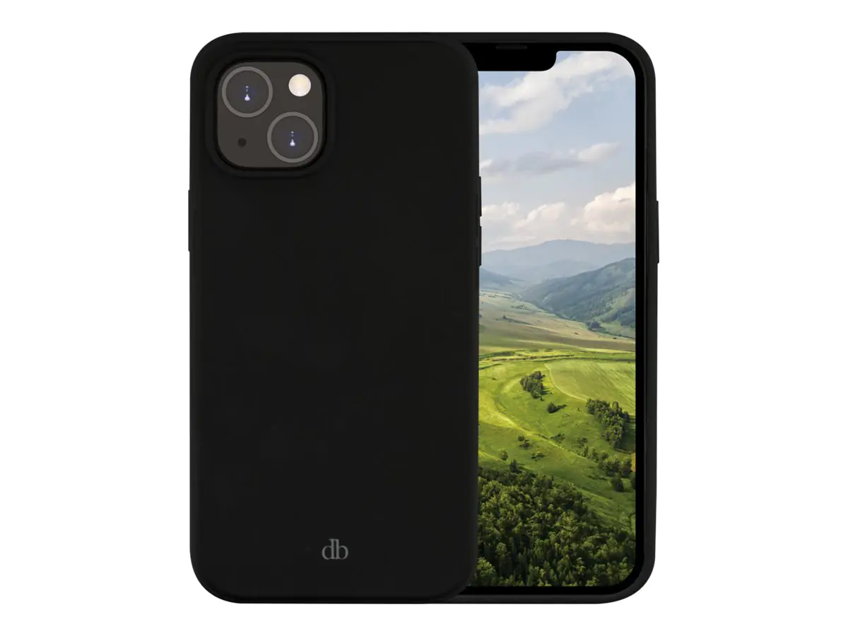 dbramante1928 Costa Rica - Hintere Abdeckung für Mobiltelefon - Silikon - Night Black - für Apple iPhone 14 Plus