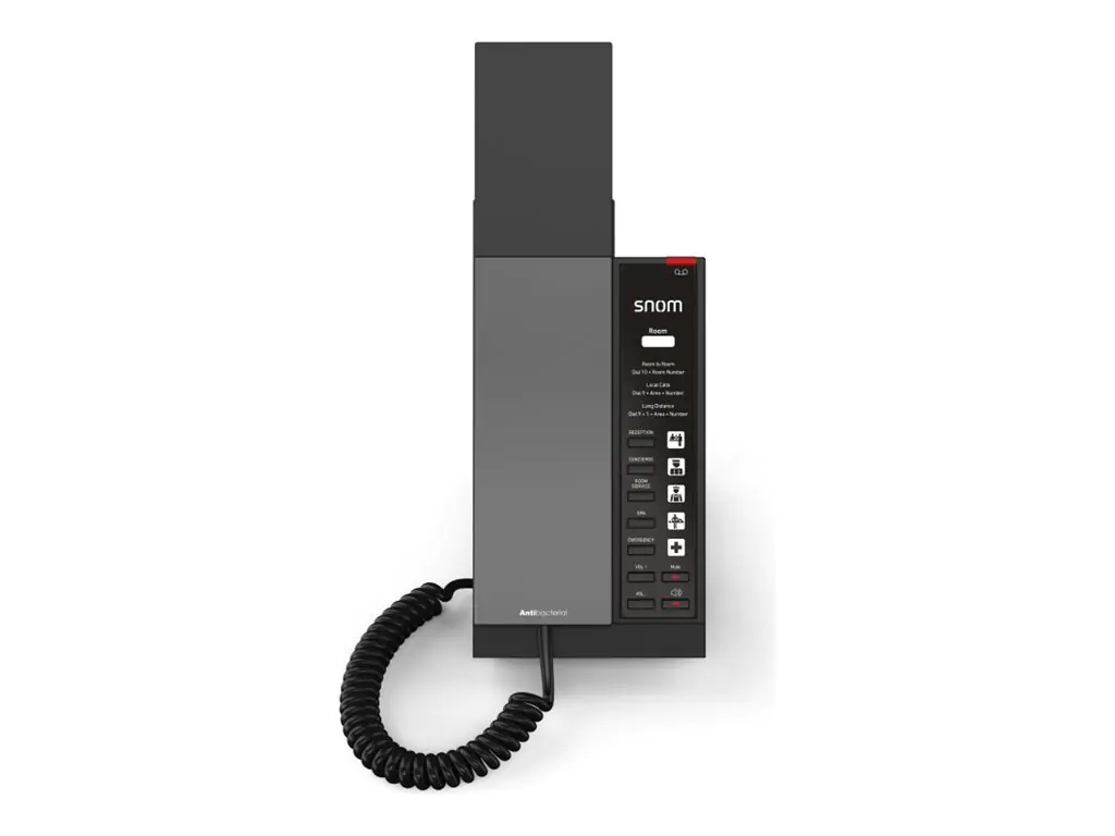 Snom HD340 - VoIP-Telefon - SIP - Gun Metal Black
