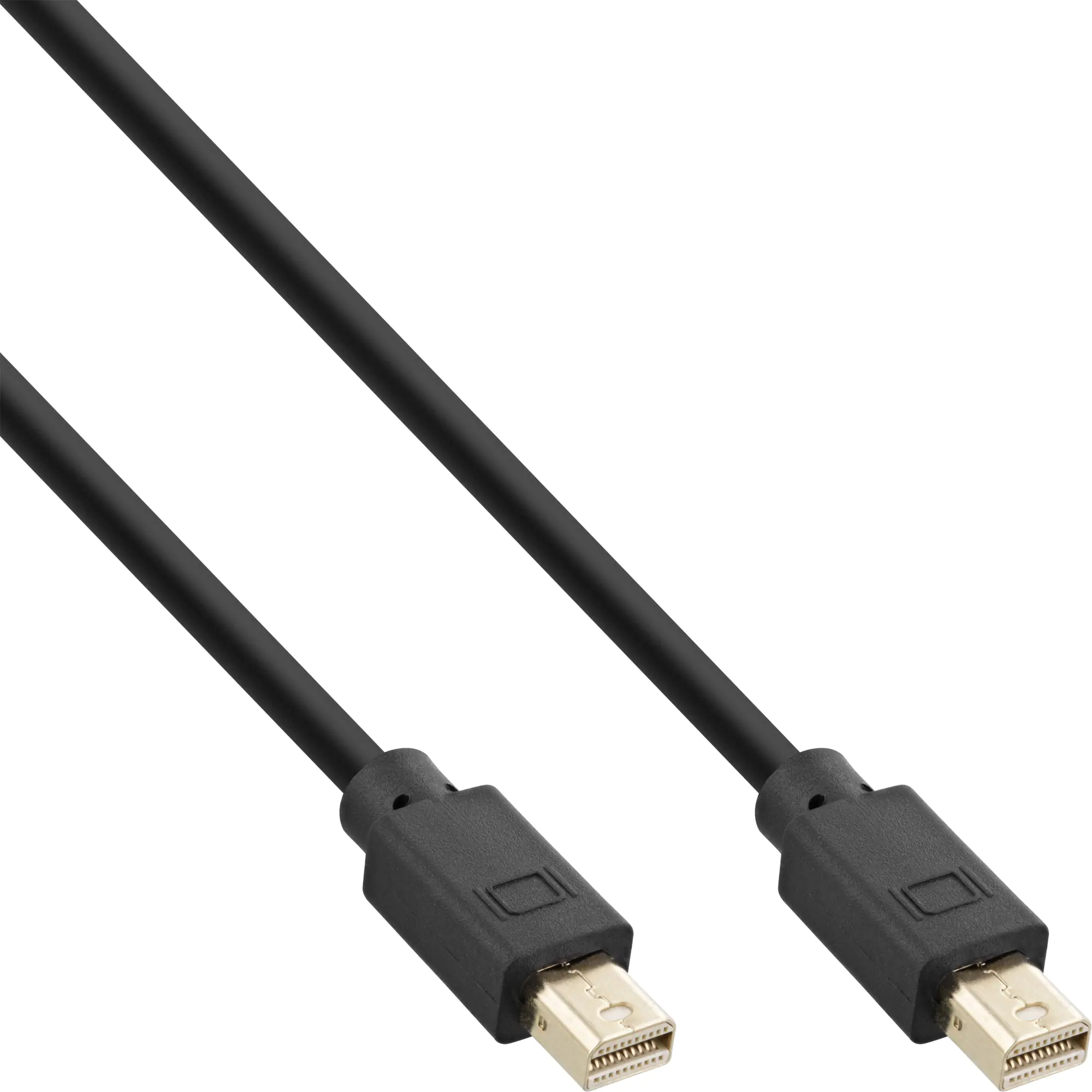 InLine - DisplayPort-Kabel - Mini DisplayPort (M) zu Mini DisplayPort (M) - DisplayPort 1.4 - 2 m - 8K Unterstützung - Schwarz
