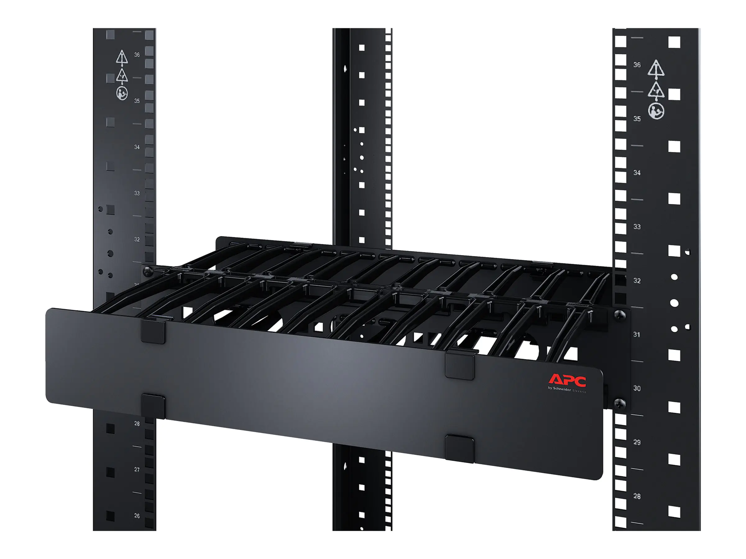 APC Cable Management - Rack - Kabelführungssatz - Schwarz - 2U - für P/N: SMTL1000RMI2UC, SMX1000C, SMX1500RM2UC, SMX1500RM2UCNC, SMX750C, SMX750CNC