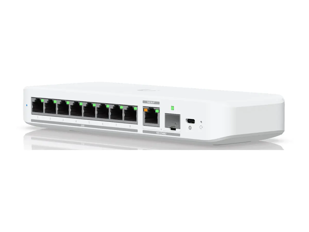 Ubiquiti UniFi Flex 2.5G - Switch - managed - 8 x 2.5GBase-T + 1 x 10Gb Ethernet + 1 x 10Gb Ethernet