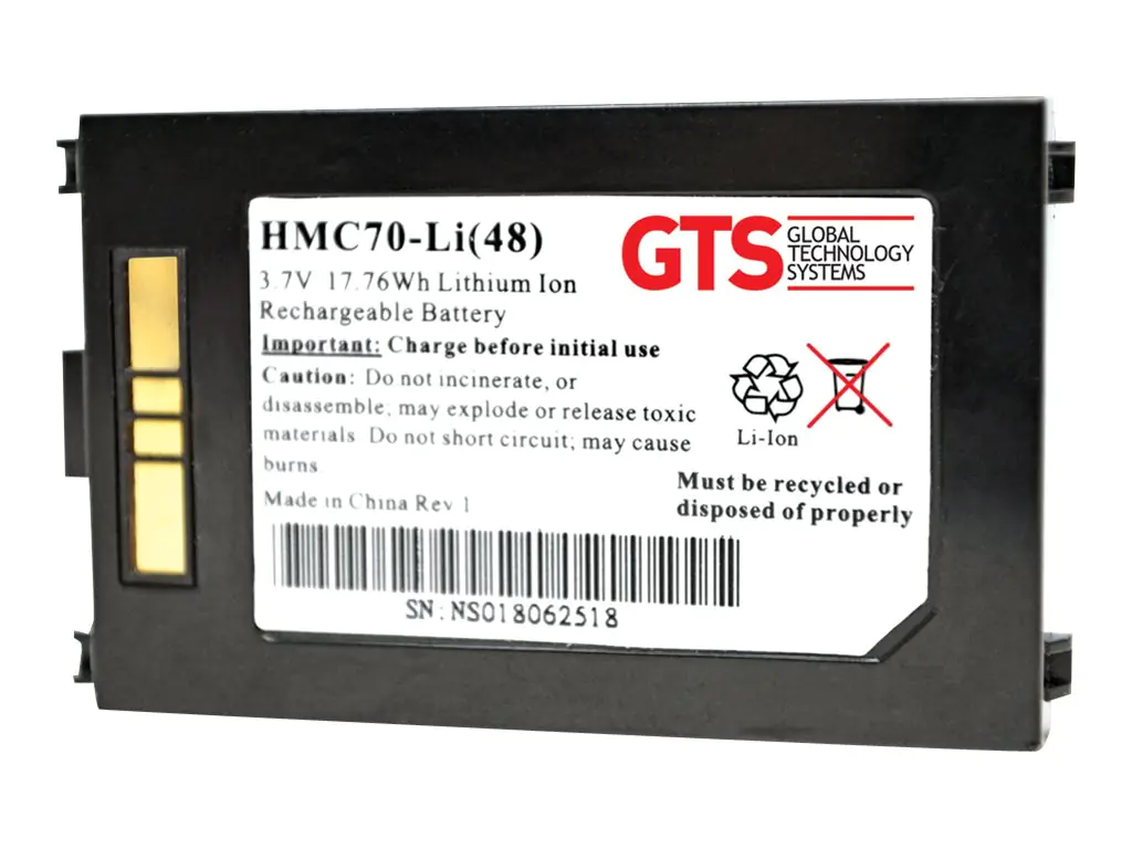Global Technology Systems HMC70-Li - Handheld-Akku - Lithium-Ionen HMC70-LI(48)