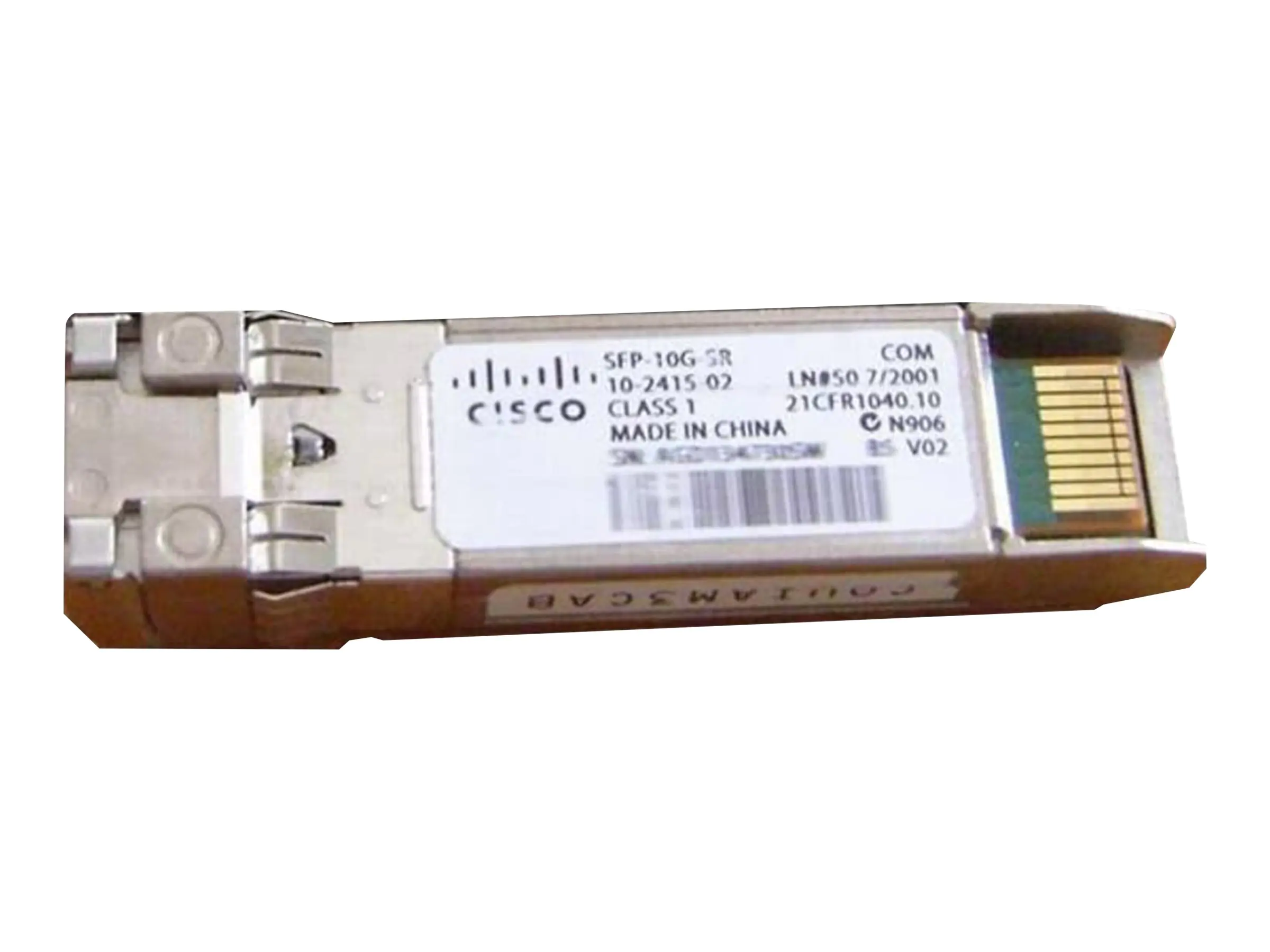 Cisco - SFP+-Transceiver-Modul - 10GbE - 10GBase-SR - LC/PC Multimode - bis zu 400 m - 850 nm