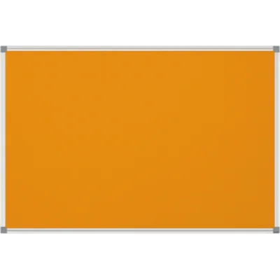 Jakob Maul GmbH MAUL 6444243, Feste Pinnwand, Orange, Textil, 900 x 1200 mm, Aluminium, Aluminium
