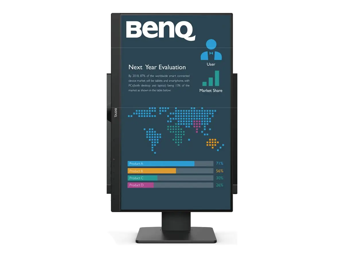 BenQ BL2486TC - LED-Monitor - 60.5 cm (23.8") - 1920 x 1080 Full HD (1080p) 9H.LMMLB.QBE