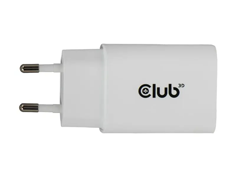 Club 3D Lifestyle Ladegerät USB-C 30Watt 2Stk weiß retail