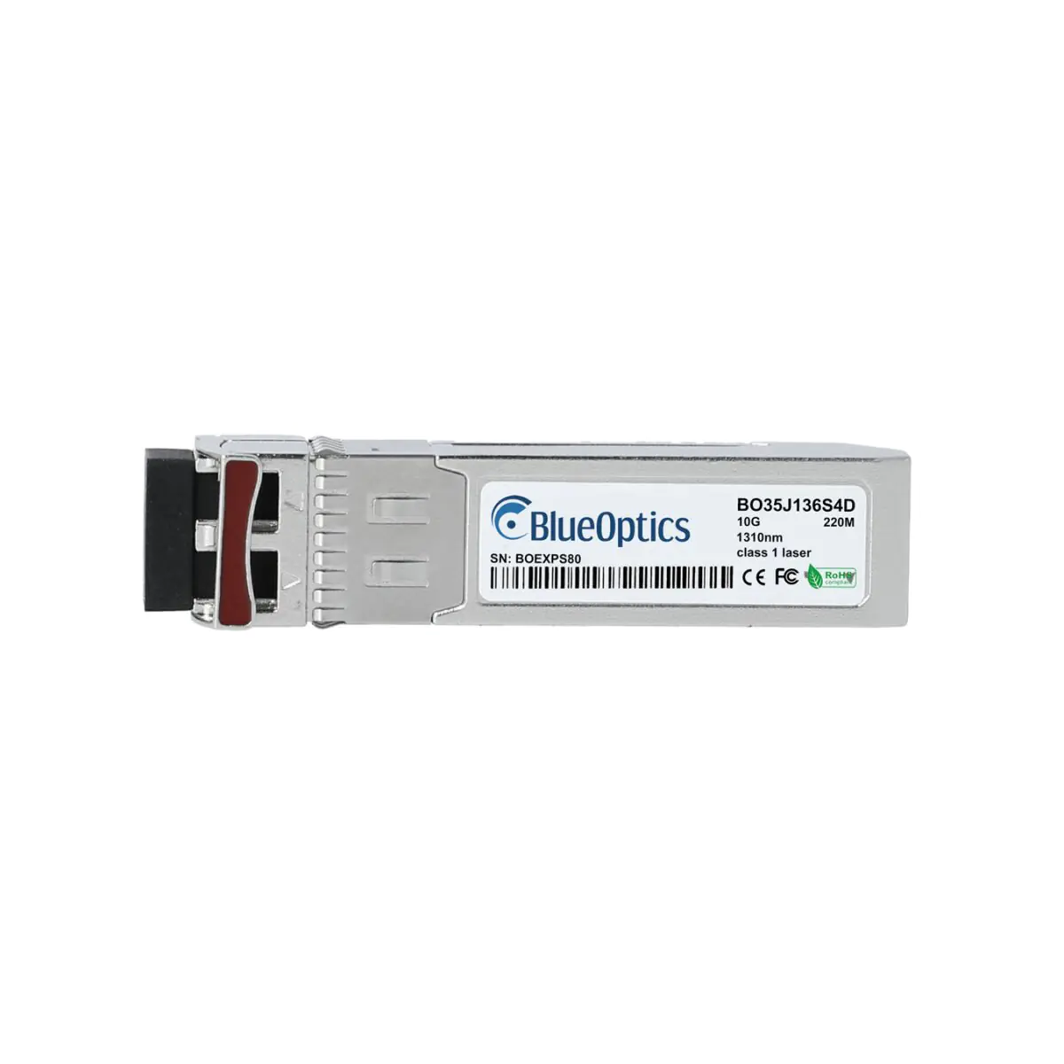 BlueOptics HPE BladeSystem 455889-B21 BlueOptics BO35J136S4D SFP+ Transceiver, 10GBASE-LRM,