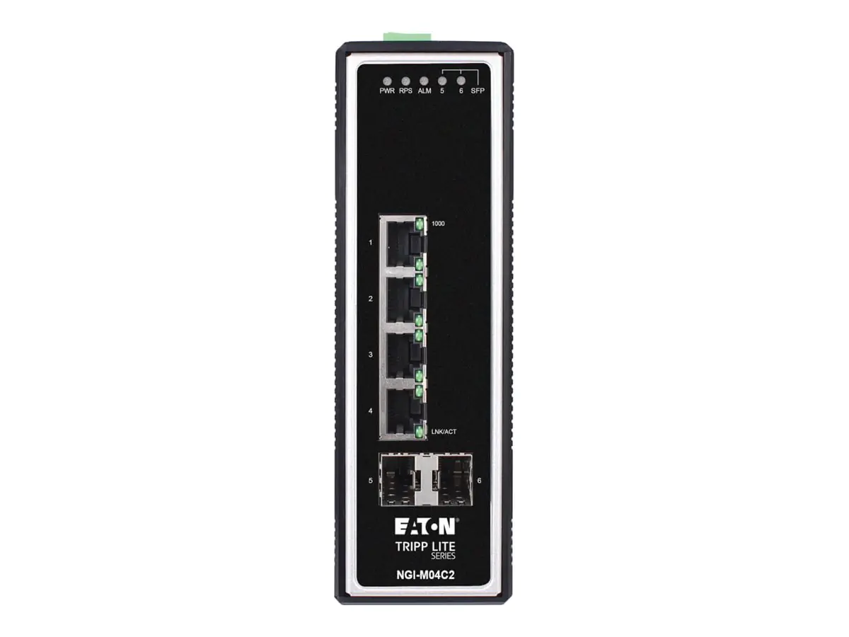 Tripp Eaton Tripp Lite series 4-Port Managed Industrial Gigabit Ethernet Switch - 10/100/1000