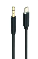 2GO 797219 Audio-Kabel USB Typ-C Schwarz - Kabel - Audio/Multimedia