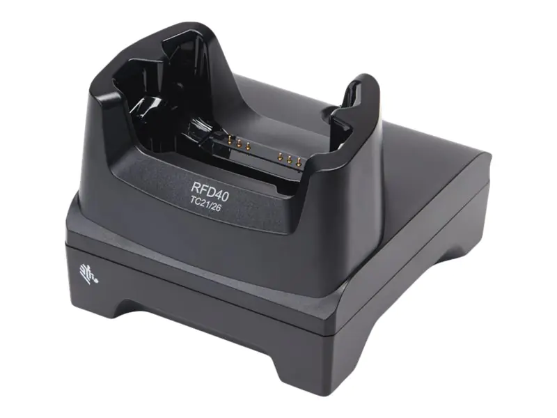 Zebra Single Slot Cradle - Docking Cradle (Anschlußstand) - für Zebra RFD40 UHF RFID Standard Sled