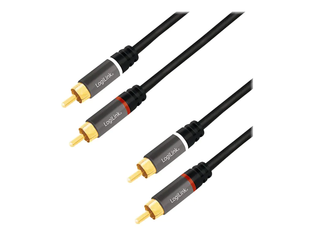 LogiLink Audiokabel - RCA x 2 männlich zu RCA