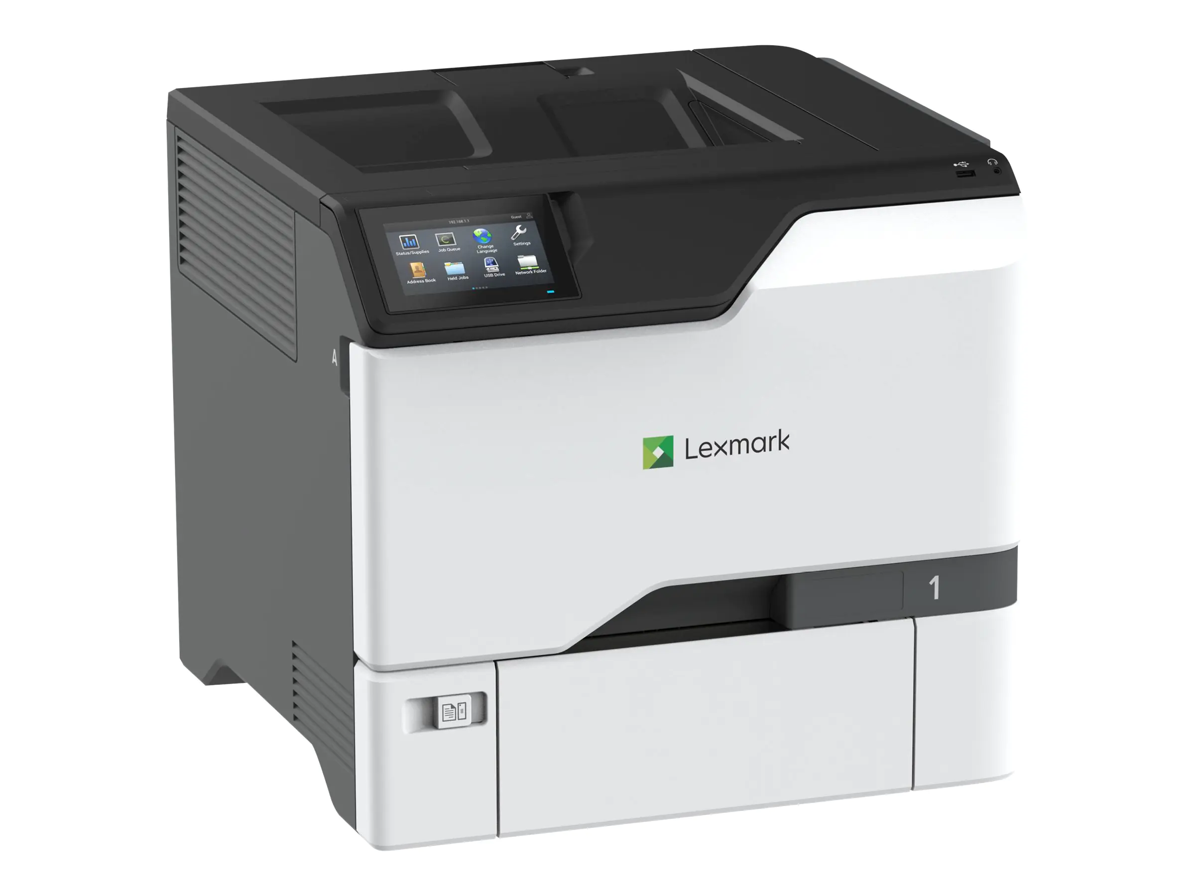 Lexmark C4342 - Drucker - Farbe - Duplex - Laser - A4/Legal - 2400 x 600 dpi - bis zu 40 Seiten/Min. (einfarbig)/bis zu 40 Seiten/Min. (Farbe) - Kapazität: 650 Blätter - Gigabit LAN, USB 2.0, USB 2.0-Host