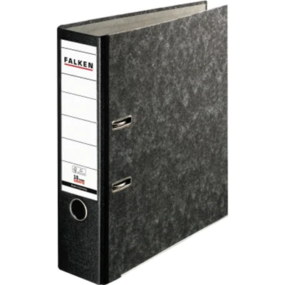Falken Ordner Recycling Plus 11286523 DIN A4 80mm Papier sw