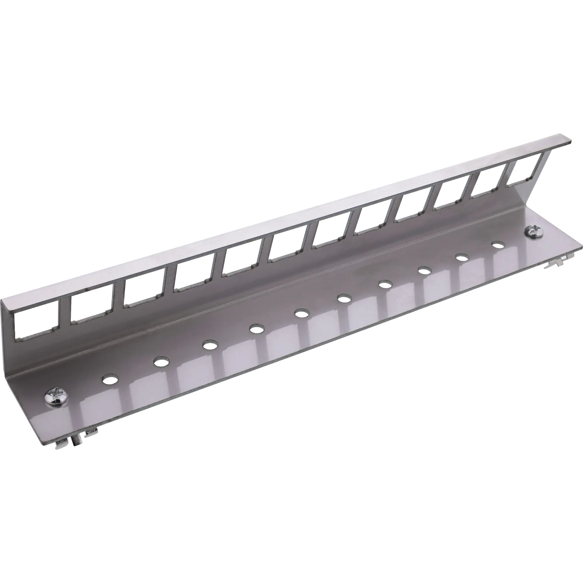 InLine Keystone SNAP-In Metall-Modulhalter - 12-fach für Hutschiene