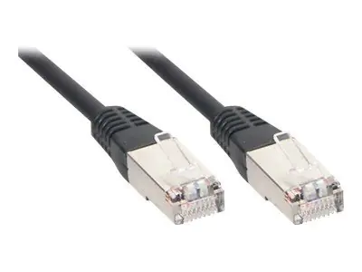 Good Connections - Patch-Kabel - RJ-45 (M) zu RJ-45 (M) - 50 cm - SFTP - CAT 6 - Schwarz