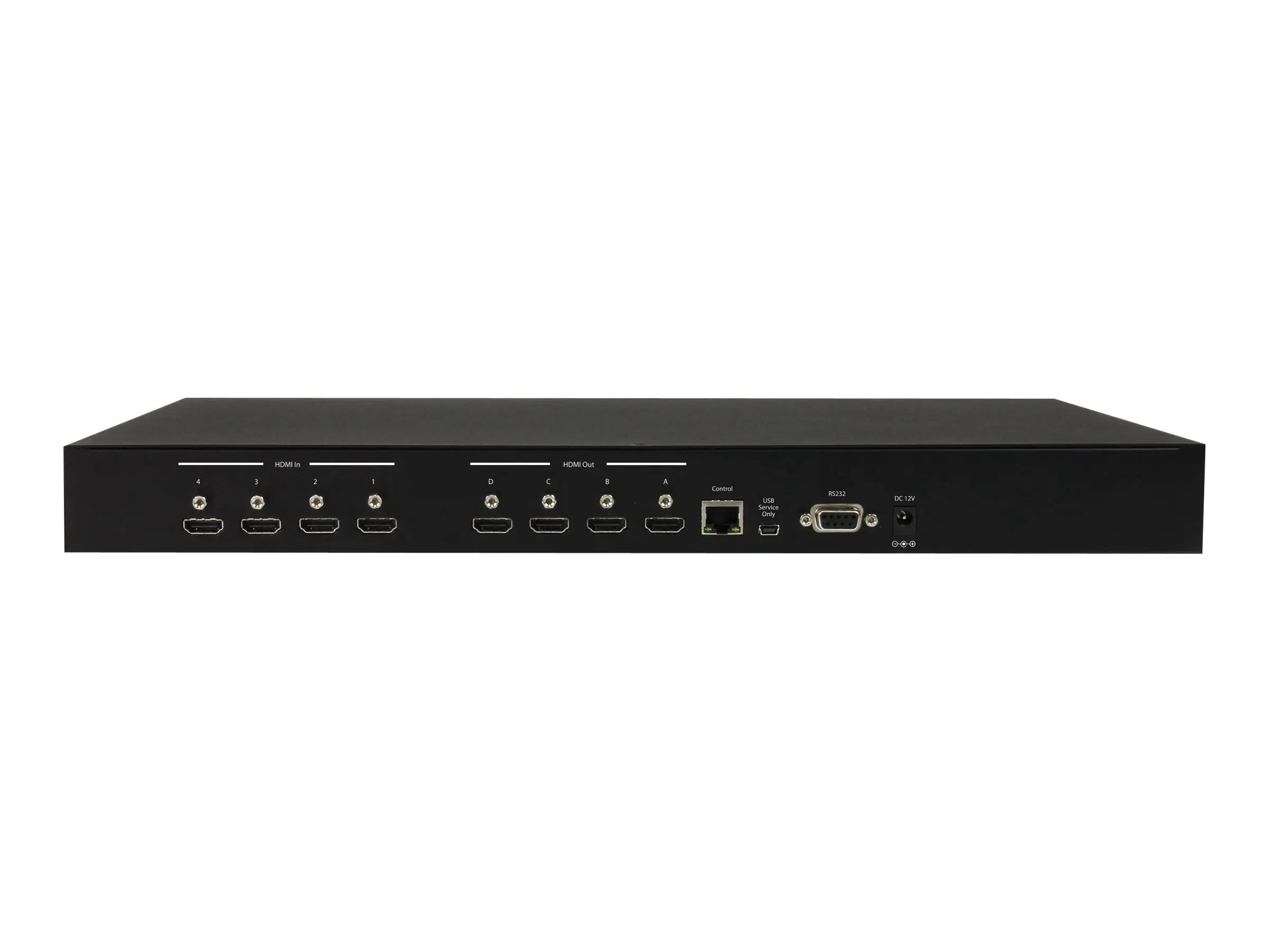 StarTech 4x4 HDMI Matrix Switch mit Bild und Bild Multiviewer o. Videowand - Video Combining - Digital Signage Controller - Video/Audio-Schalter - Desktop - für P/N: SVA12M5NA