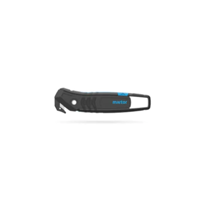 MARTOR Sicherheitsmesser SECUMAX 350 Mehrweg 6mm 1 Glied Stahl nicht rostfrei schwarz/cyan