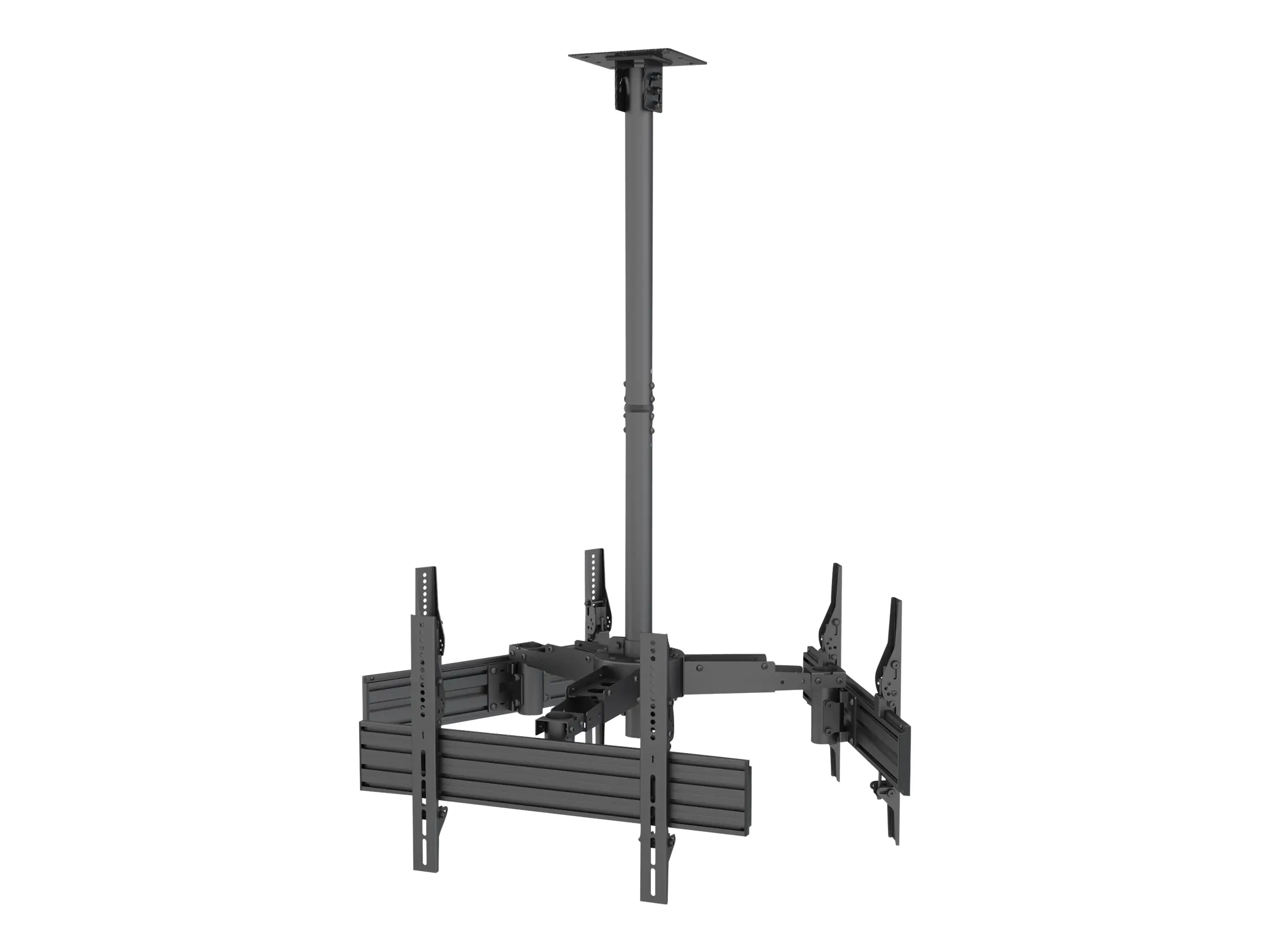 Equip Pro - Klammer - Kunststoff, Aluminium, Stahl - Schwarz - Bildschirmgröße: 81.3-165.1 cm (32"-65") - Deckenmontage