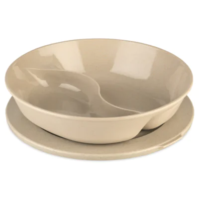 Koziol Menüteller CONNECT SEPAREE TPE Kunststoff nature flower blue