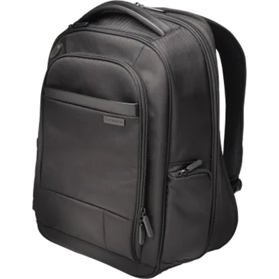 Kensington Notebookrucksack Contour™ 2.0 Business 29 x 39 x 4 cm (B x H x T) Reißverschluss RFID-Sicherheitsfach, Notebookfach, Flaschenhalter Polyester schwarz