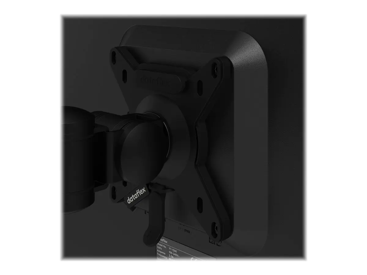 Dataflex Viewmate - Montagekomponente (Schnellverschluss-Halterung (Option 993)) - für Monitor - Nylon - Schwarz