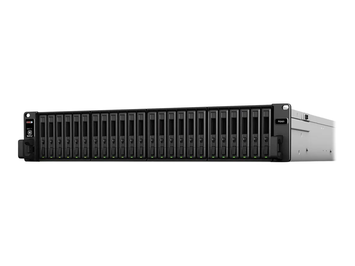 Synology FlashStation FX2421 Expansion Unit - Speichergehäuse - 24 Schächte (SATA-600 / SAS) - Rack - einbaufähig