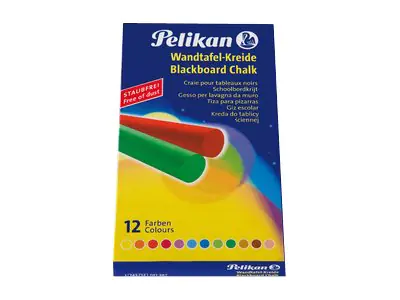 Pelikan 745 - Kreide - gemischte Farben (Packung mit 12) 701367