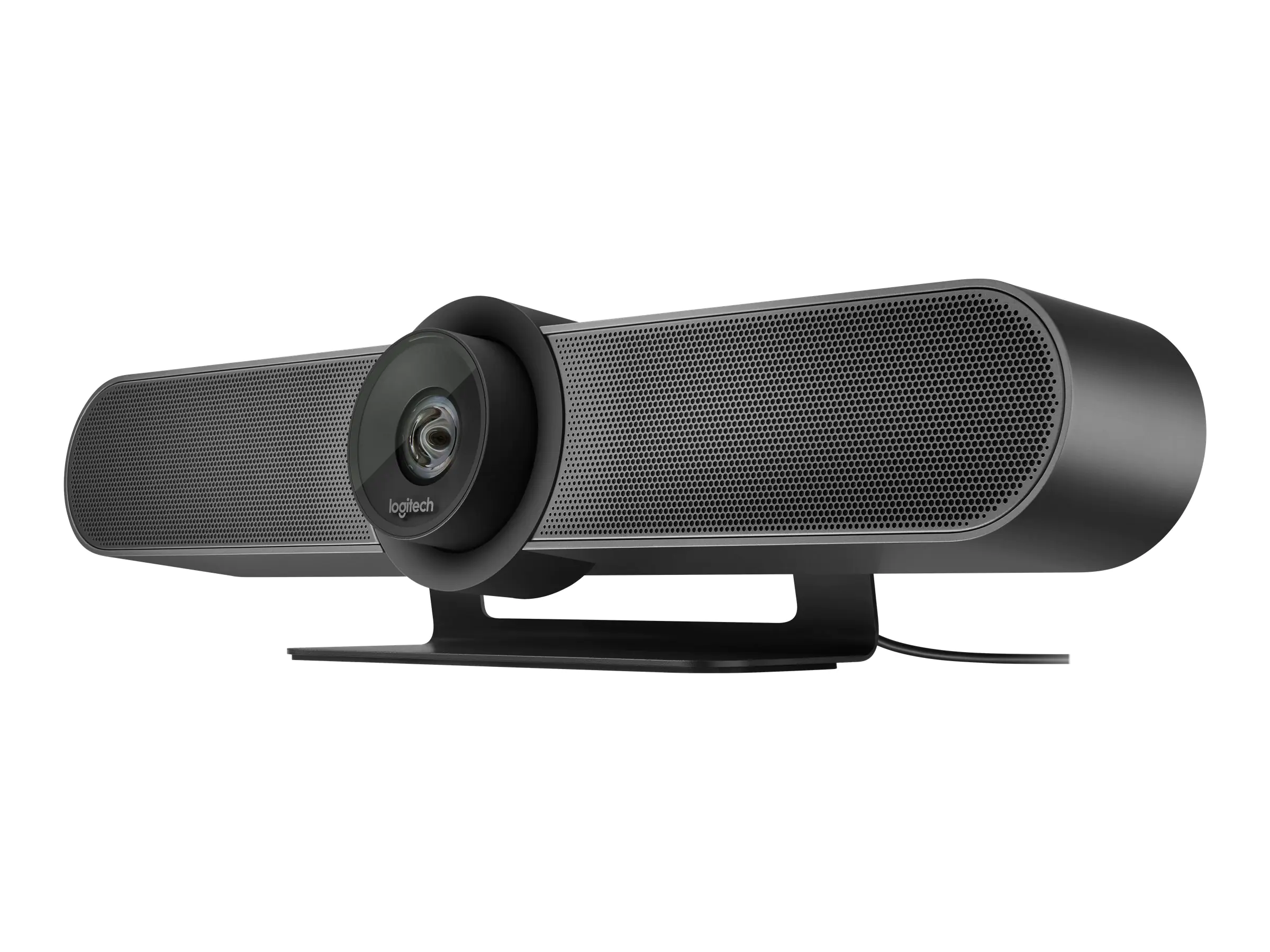 Logitech MeetUp - Konferenzkamera - schwenken / neigen - Farbe - 3840 x 2160 - Audio - drahtlos - Bluetooth LE / NFC - USB 3.0 - MJPEG
