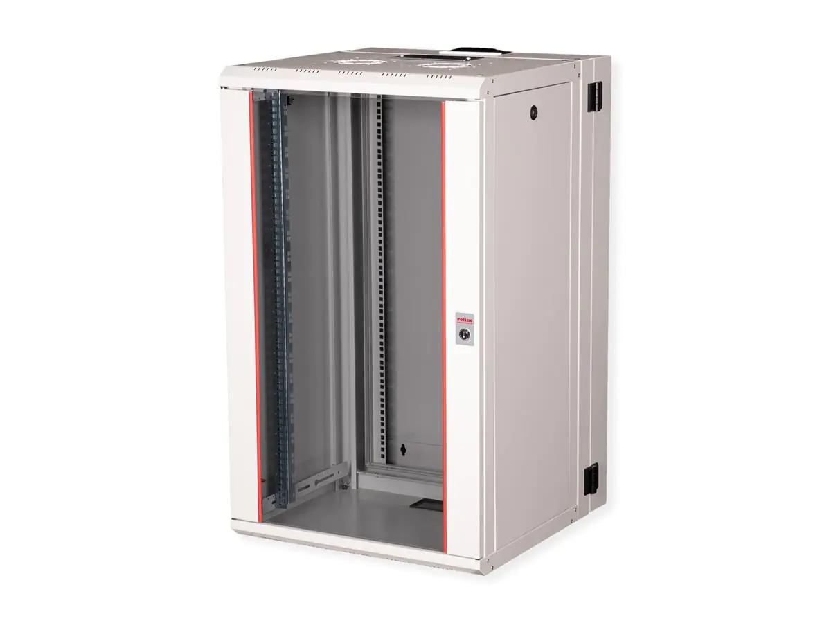 ROLINE Pro - Schrank Netzwerkschrank - zwei-teilig schwenkbar, 600 x 600 mm (B x T) 26.21.0014