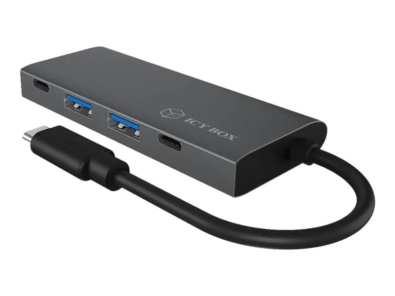 ICY BOX IB-HUB1428-C31 - Hub - 2 x USB 3.1 Gen 2 + 2 x USB-C - Desktop