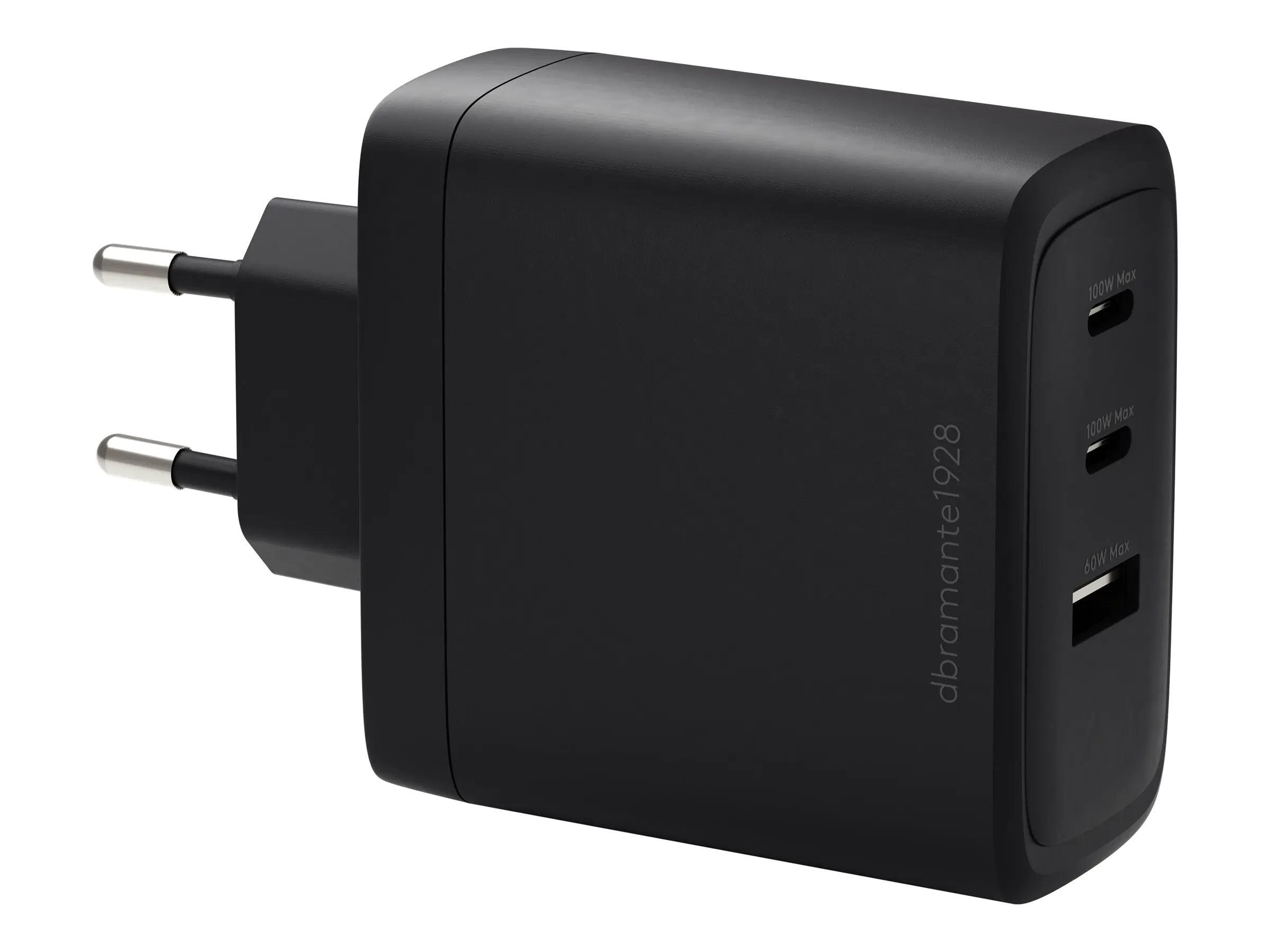 dbramante1928 re-charge - Netzteil - 100 Watt - 3 Ausgabeanschlussstellen (2 x USB-C, USB)