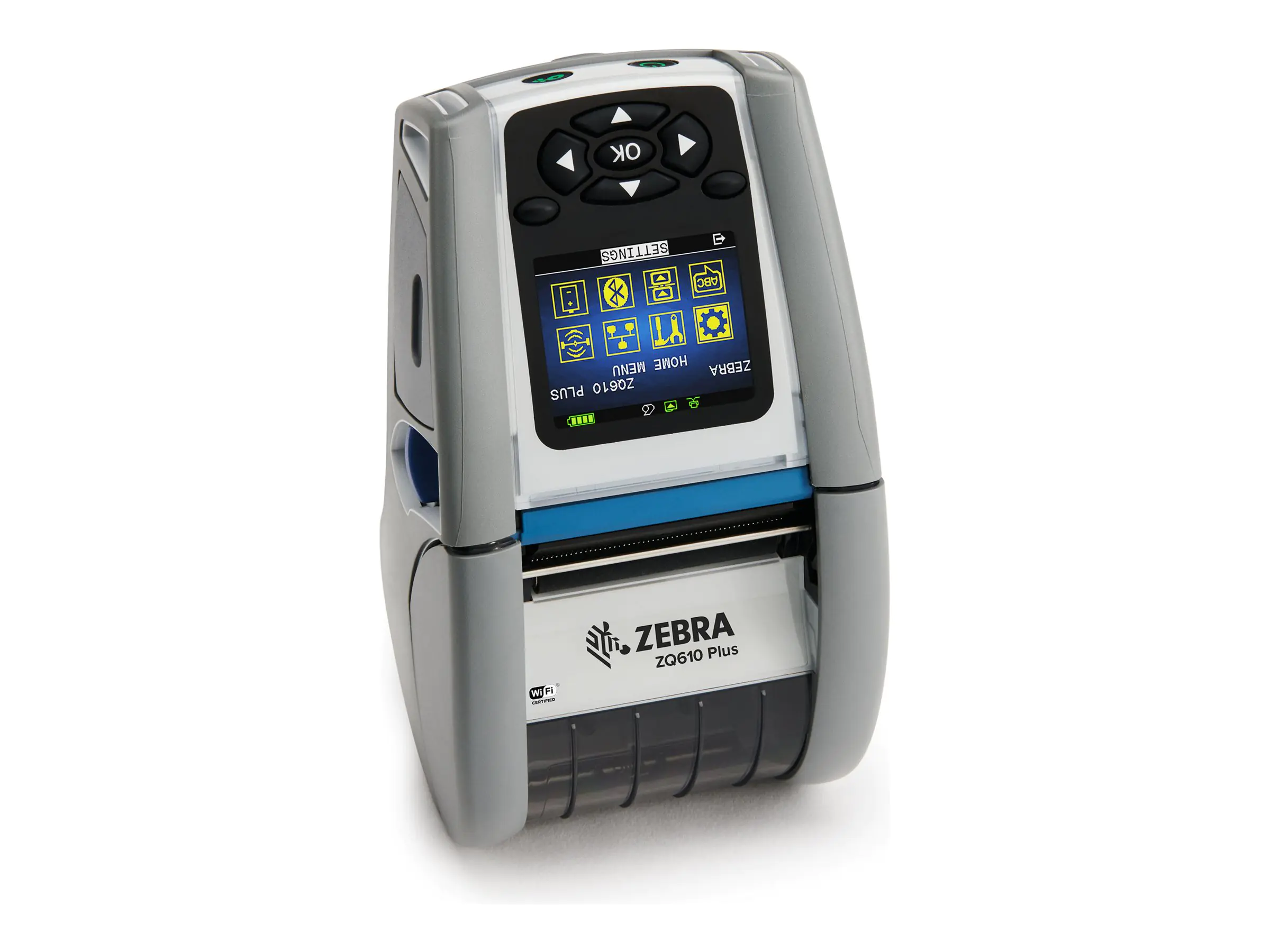 Zebra ZQ600 Series ZQ610 Plus-HC - Etikettendrucker - Thermodirekt - Rolle (5,54 cm) - 203 dpi - bis zu 115 mm/Sek. - USB, NFC, RS232C, Wi-Fi(ac), Bluetooth 4.2