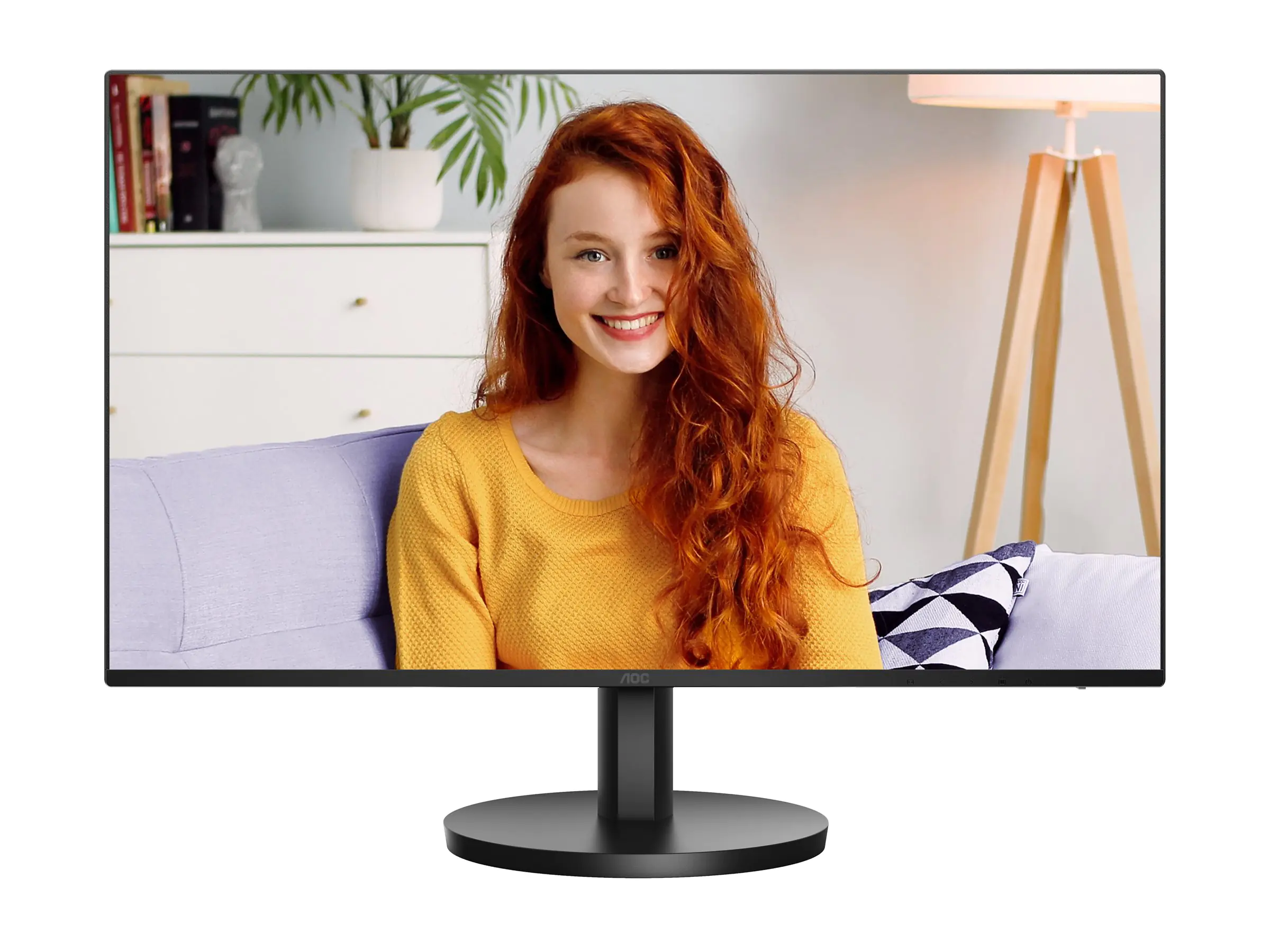AOC Basic-line 27B3HA2 - B3 Series - LED-Monitor - 68.6 cm (27") (27" sichtbar) - 1920 x 1080 Full HD (1080p) @ 100 Hz - IPS - 250 cd/m² - 1300:1 - 1 ms - HDMI, VGA - Lautsprecher - Schwarz